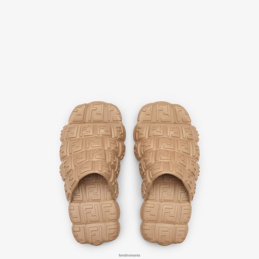 glisiere de cauciuc bej Fendi bărbați încălţăminte 86084L2229